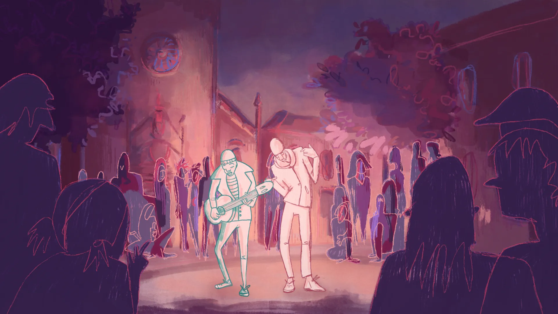 Immagine En Rang Par Deux
 